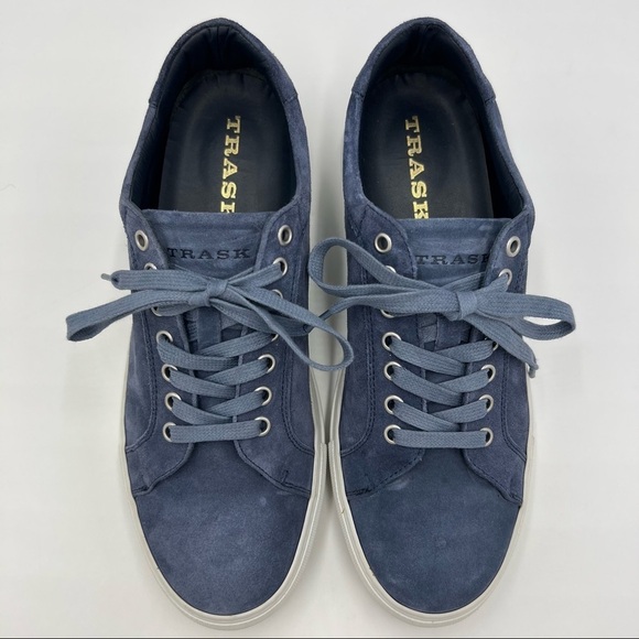 Trask Men’s Blue Rigby Suede Sneakers Size 8 - Picture 4 of 12